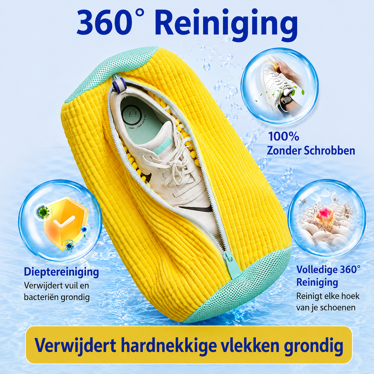 Premium Microvezel Schoenen Waszak